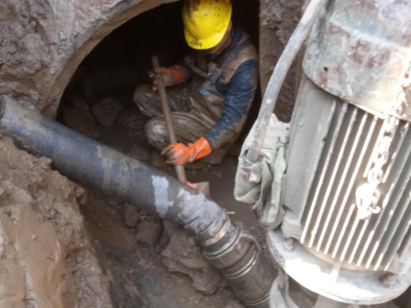 防城管道清淤